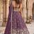 Embroidered Sequinned Semi-Stitched Lehenga & Unstitched Blouse With Dupatta