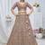 Embroidered Net Sequinned Semi-Stitched Lehenga & Unstitched Blouse With Dupatta