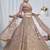 Embroidered Net Sequinned Semi-Stitched Lehenga & Unstitched Blouse With Dupatta