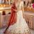 Embroidered Semi-Stitched Lehenga & Unstitched Blouse With Dupatta