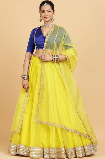 Embellished Ready to Wear Lehenga & Blouse With Dupatta
