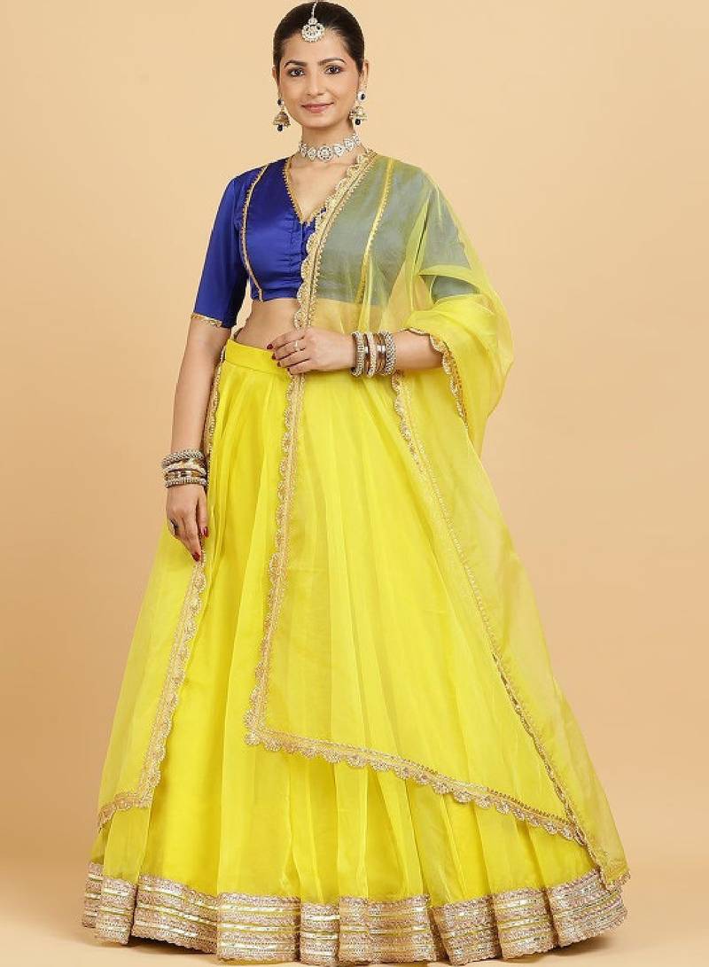 Embellished Ready to Wear Lehenga & Blouse With Dupatta