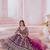wine bridal lehenga