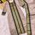 Coffee jaquard kanchi cotton round neck kurti dupatta set