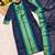 N.blue jaquard kanchi cotton round neck kurti dupatta set