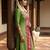 Parrot jaquard kanchi cotton round neck kurti dupatta set