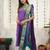 Wine jaquard kanchi cotton v neck kurti dupatta set