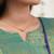 Wine jaquard kanchi cotton v neck kurti dupatta set