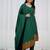 Green jaquard kanchi cotton v neck kurti dupatta and pant  set