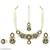 Indian bollywood gold plated kundan choker bridal necklace earrings jewelry set
