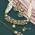 Indian bollywood gold plated kundan choker bridal necklace earrings jewelry set