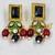 Indian bollywood gold plated kundan choker bridal necklace earrings jewelry set
