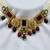 Indian bollywood gold plated kundan choker bridal necklace earrings jewelry set