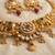 Indian bollywood gold plated kundan choker bridal necklace earrings jewelry set