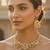 Indian bollywood gold plated kundan choker bridal necklace earrings jewelry set