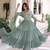 Pista georgette readymade anarkali suit with embroidery & beads work