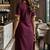 Wine coding sequence embroidered kurta with trouser & dupatta