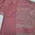 Red Color Print And Real Mirror Work Silk Blend Saree