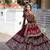 New Designer Print With Real Mirror Work Muslin Cotton Lehenga Choli With Dupatta Set For Women's