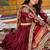 New Designer Print With Real Mirror Work Muslin Cotton Lehenga Choli With Dupatta Set For Women's
