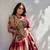 New Designer Print With Real Mirror Work Muslin Cotton Lehenga Choli With Dupatta Set For Women's
