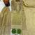 olive color embroidery coding and sequence work   silk blend   kurta set