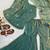 sea green color embroidery sequence work   silk blend   kurta set