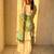 sea green color embroidery sequence work   silk blend   kurta set