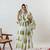 White Jungle Cypress Block Printed Angrakha Style Anarkali Kurti Pant Dupatta Set