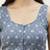 Blue cotton embroidered non padded blouse