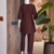 New latest trendy classic chocolate  embroidered kurti with matching trouser set