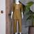 New latest trendy classic gold embroidered kurti with matching trouser set