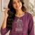 New latest trendy classic oniun embroidered kurti with matching trouser set