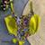 Green navratri corset style magic cotton blouse with mirror, kaudi & thread work