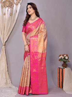 woven design zari kanjeevaram saree 3