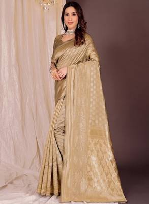 Ethnic motifs zari silk cotton kanjeevaram saree 2