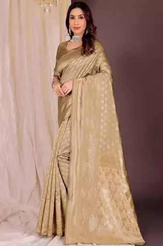Ethnic motifs zari silk cotton kanjeevaram saree