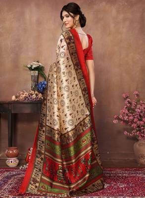 Warli mysore silk saree 3