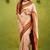 Ethnic motifs woven design zari silk blend kanjeevaram saree