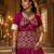 rani pink cotton embroidered ghagra choli