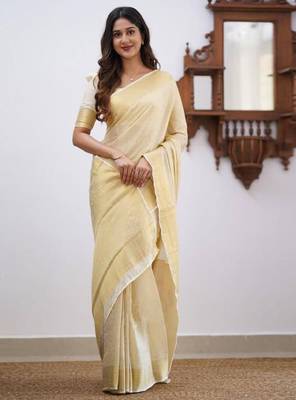 Sanwariya ethnic motif zari woven kanjeevaram saree 1
