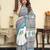 Pure cotton block print saree