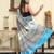 Pure cotton block print saree