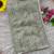 Light Green Color Beads Work Net Saree