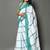 Checked pure cotton bandhani saree