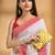 Checked pure cotton khadi saree