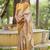 Ethnic motifs woven design zari kanjeevaram saree