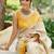 Ethnic motifs woven design zari kanjeevaram saree