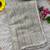 White Color Beads Work Net Saree