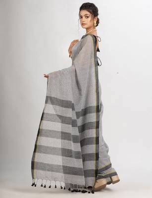 Checked pure cotton saree 3